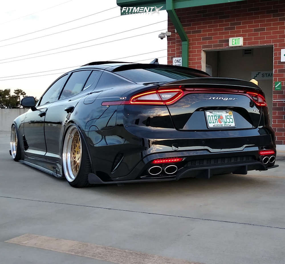 G33＋HD-5 Stinger 2018 Kia Stinger GT1 with 19x10.5 GMR Gs-105 and Ironman