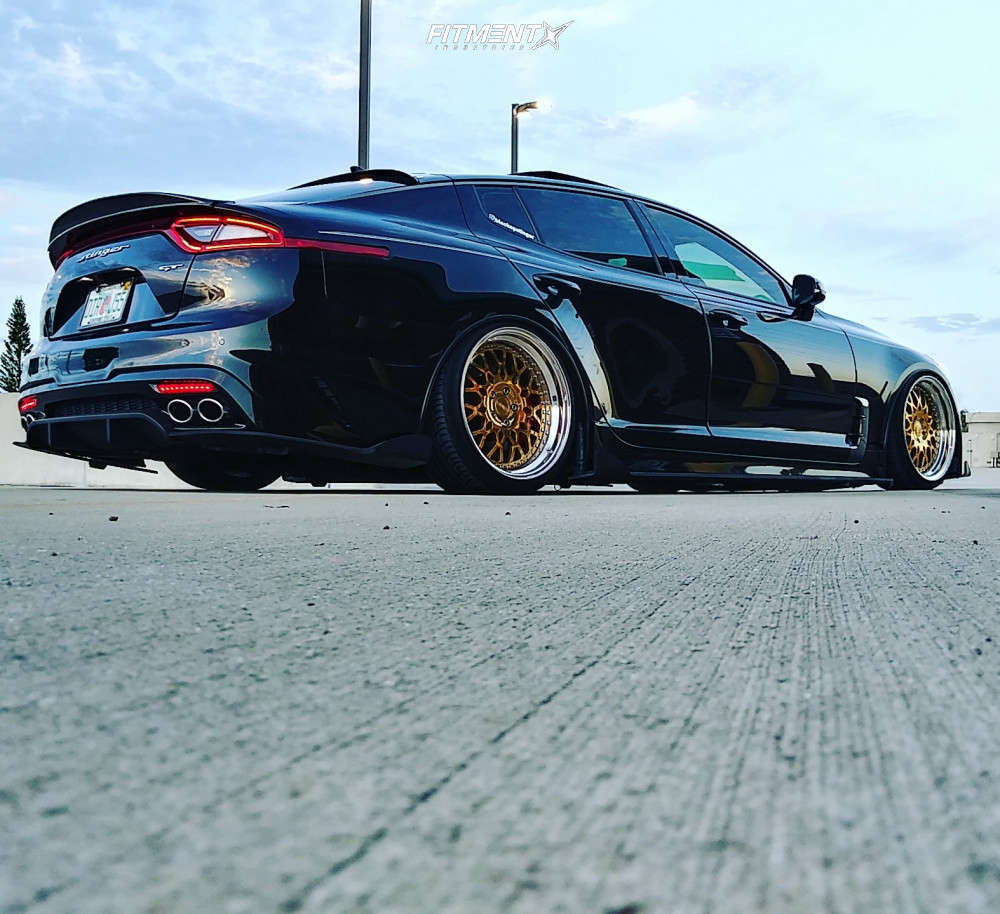 G33＋HD-5 Stinger 2018 Kia Stinger GT1 with 19x10.5 GMR Gs-105 and Ironman