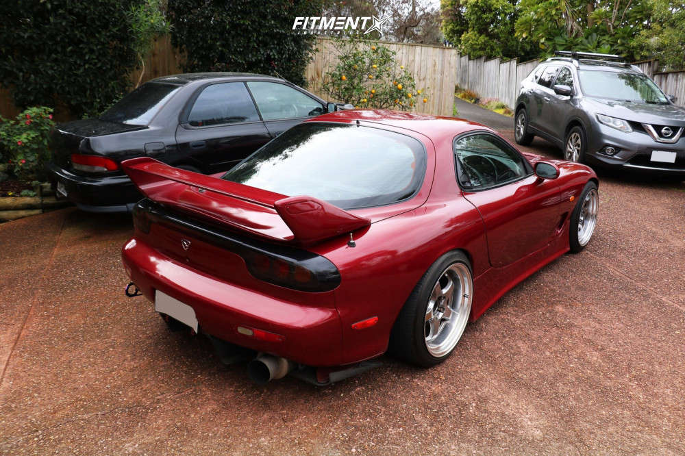 1993 Mazda RX-7 Base with 18x9.5 Work Meister S12p and Nexen 235x40 on ...