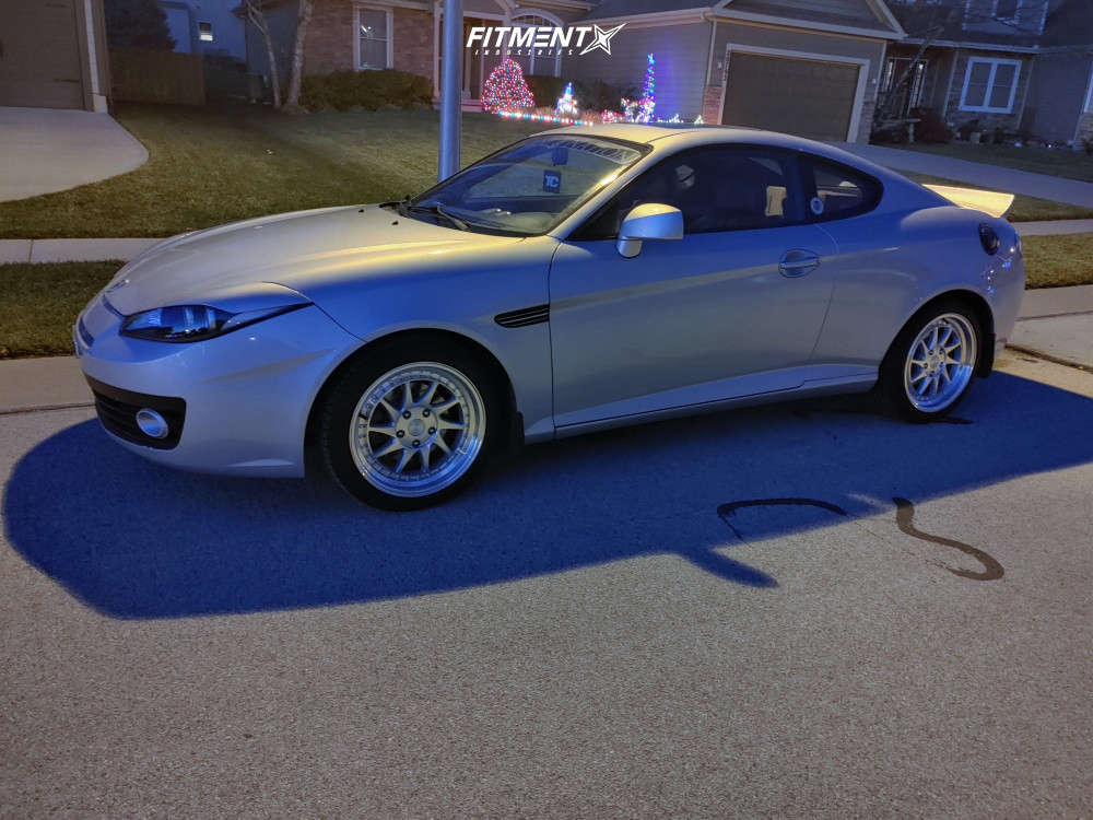 2008 Hyundai Tiburon GT Limited with 17x8 AVID1 AV56 and Barum 215x45 ...