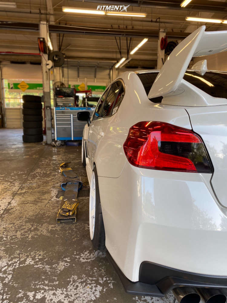 2019 Subaru WRX STI Limited with 18x9.5 AVID1 AV6 and Firestone