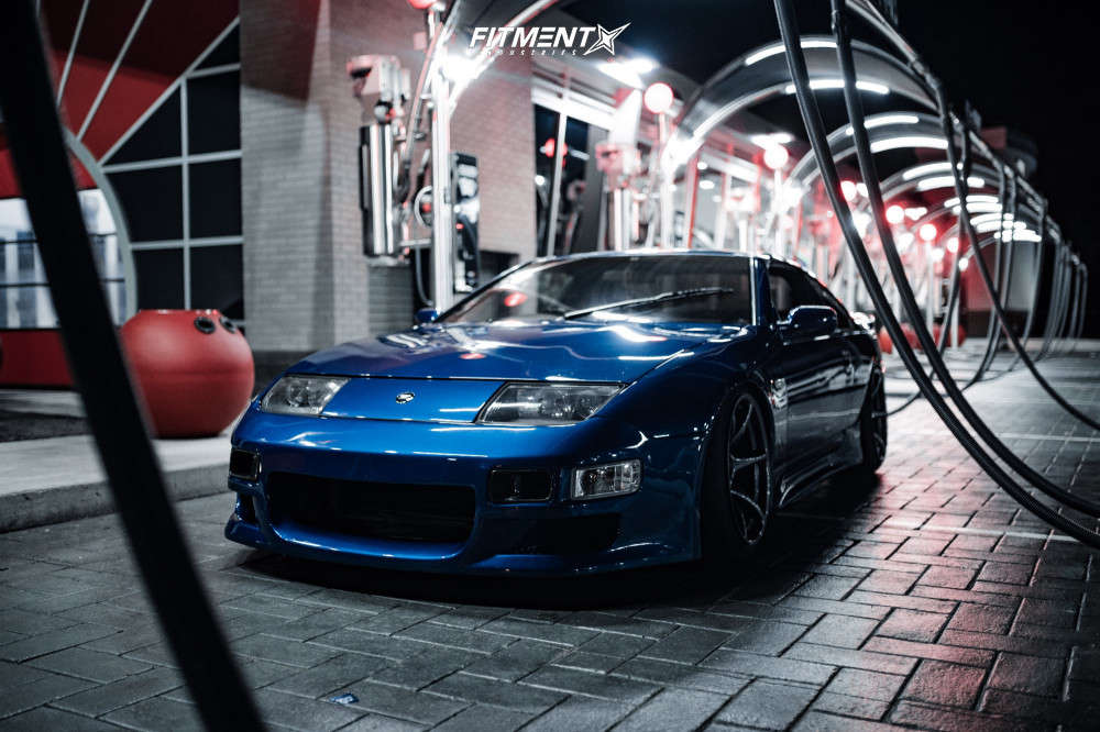 1991 Nissan 300ZX 2 2 with 18x10.5 Kansei Tandem and Achilles