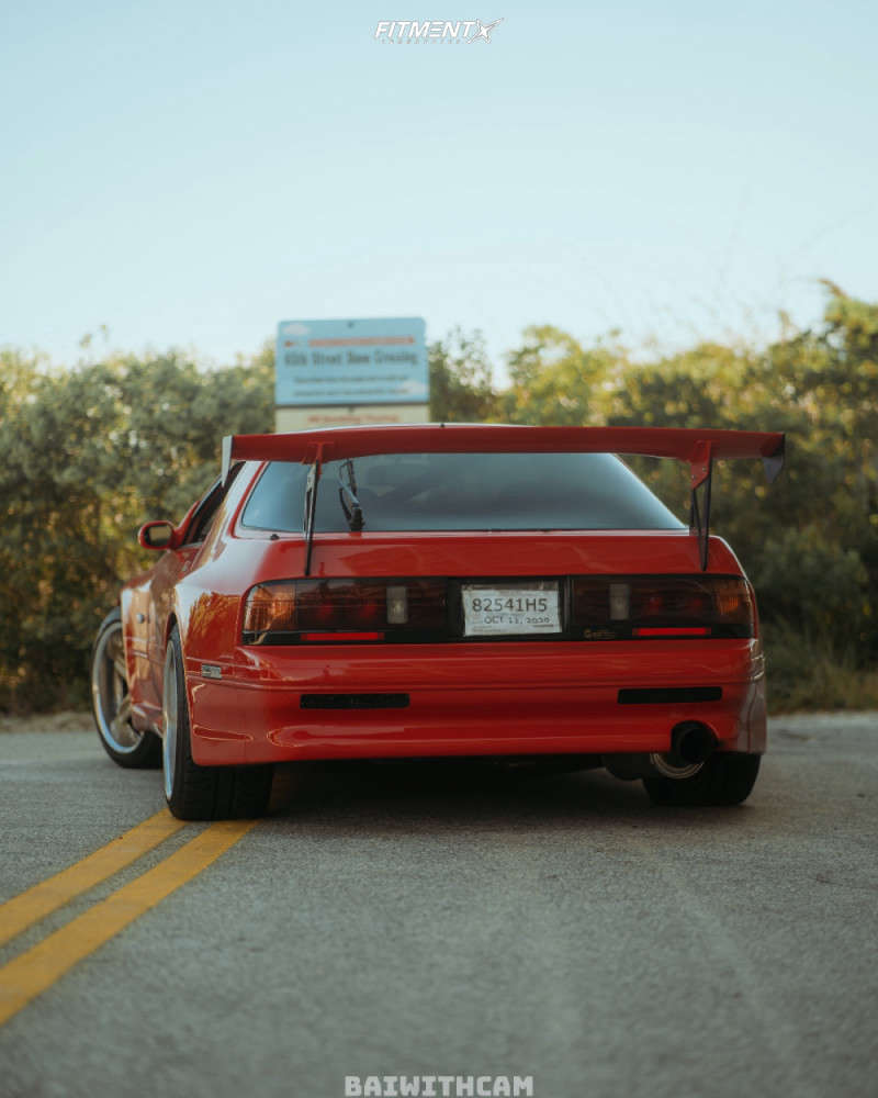 1990 Mazda RX-7 GXL with 18x10 Volk Gt-c and Bridgestone 245x40 on ...