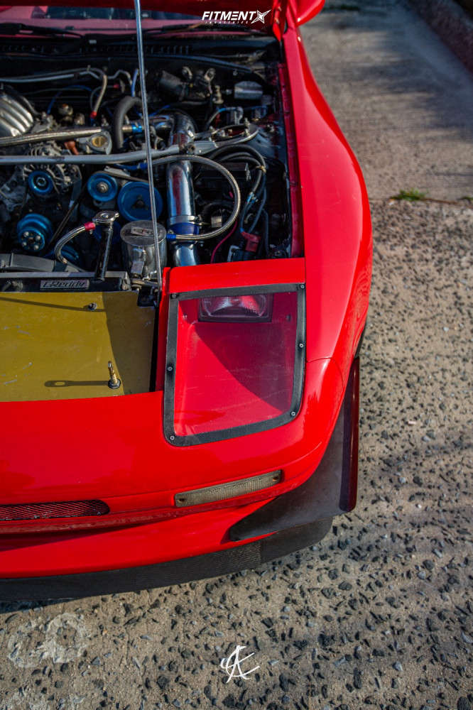1990 Mazda RX-7 GXL with 18x10 Volk Gt-c and Bridgestone 245x40 on ...