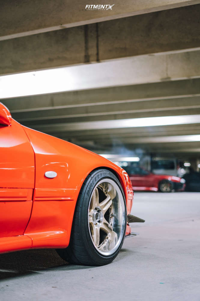 1990 Mazda RX-7 GXL with 18x10 Volk Gt-c and Bridgestone 245x40 on ...