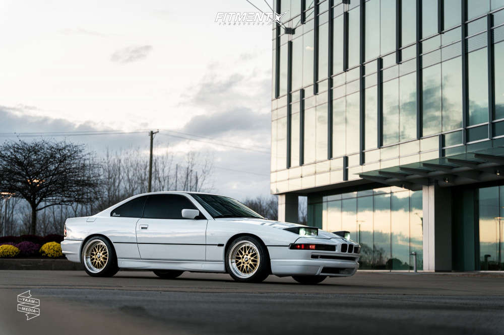 1995 BMW 840Ci Base with 19x9.5 STR STR 601 and Nexen 245x40 on ...