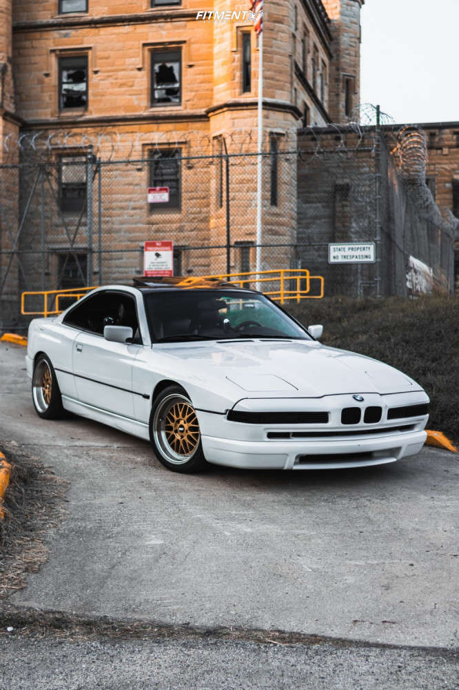 1995 BMW 840Ci Base with 19x9.5 STR STR 601 and Nexen 245x40 on ...