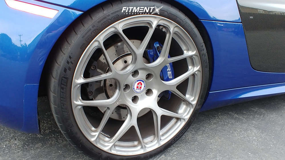 2009 Audi R8 Base with 20x9 HRE P40SC and Michelin 245x30 on Coilovers ...