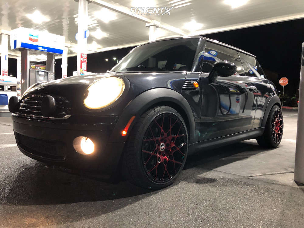 2009 Mini Cooper Base with 18x8 Spec-1 Sp-52 and Nitto 215x40 on