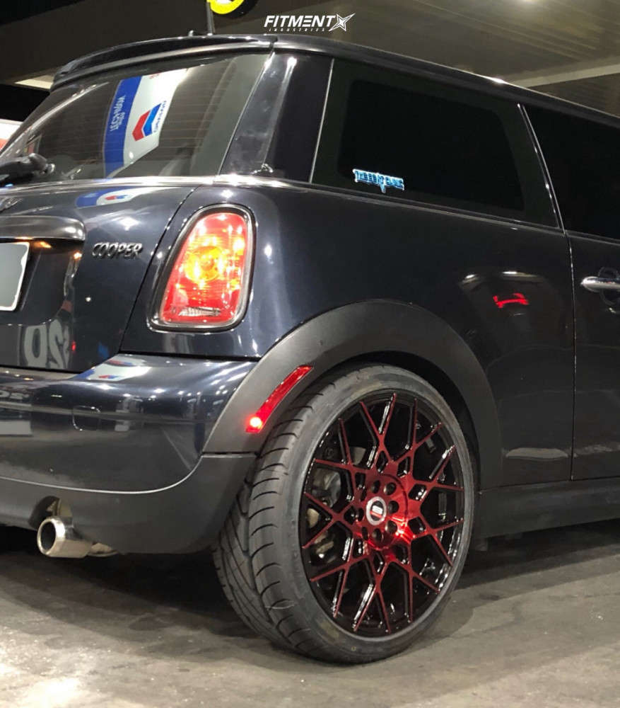 2009 Mini Cooper Base with 18x8 Spec-1 Sp-52 and Nitto 215x40 on