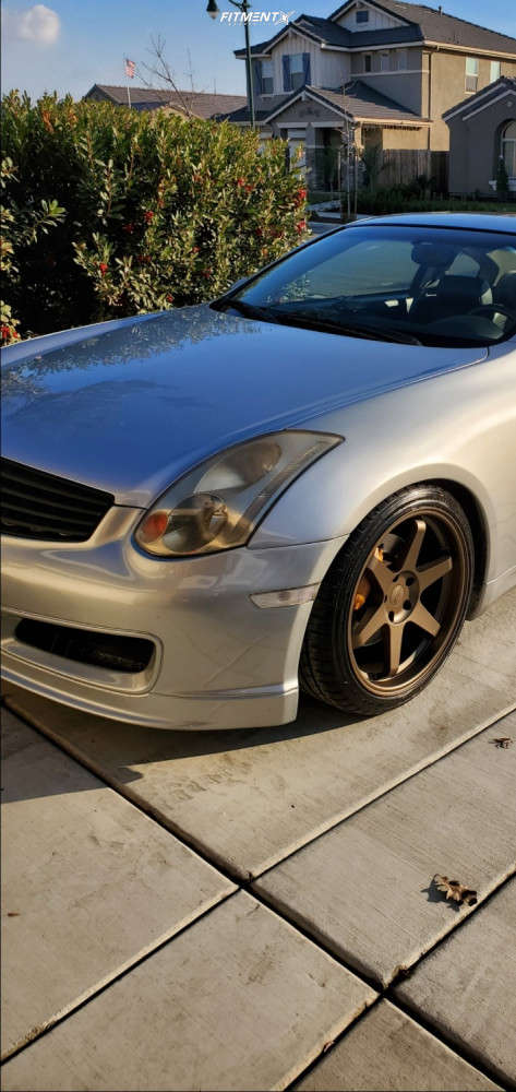G35 Rear 2003 2003 INFINITI G35 Base with 19x9.5 ESR Sr07 and General 255x35 on ...