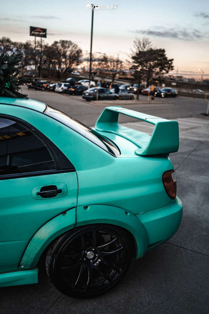 2002 Subaru WRX WRX with 18x10.5 ESR Sr08 and Kenda 265x35 on Coilovers ...