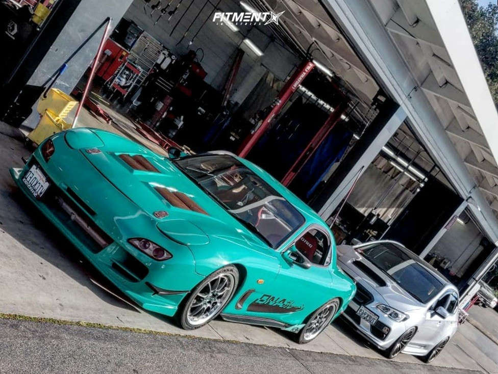 1993 Mazda RX-7 Base with 17x9.5 Rays Engineering GTN and Nitto