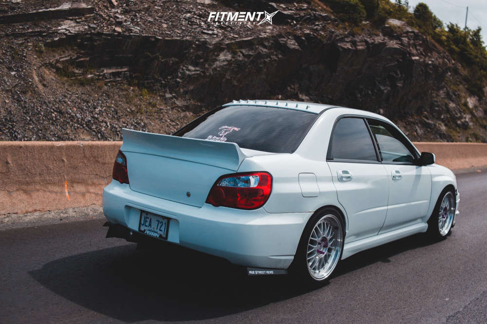 2005 Subaru WRX Base with 18x9.5 Niche M039 and Ironman 245x40 on