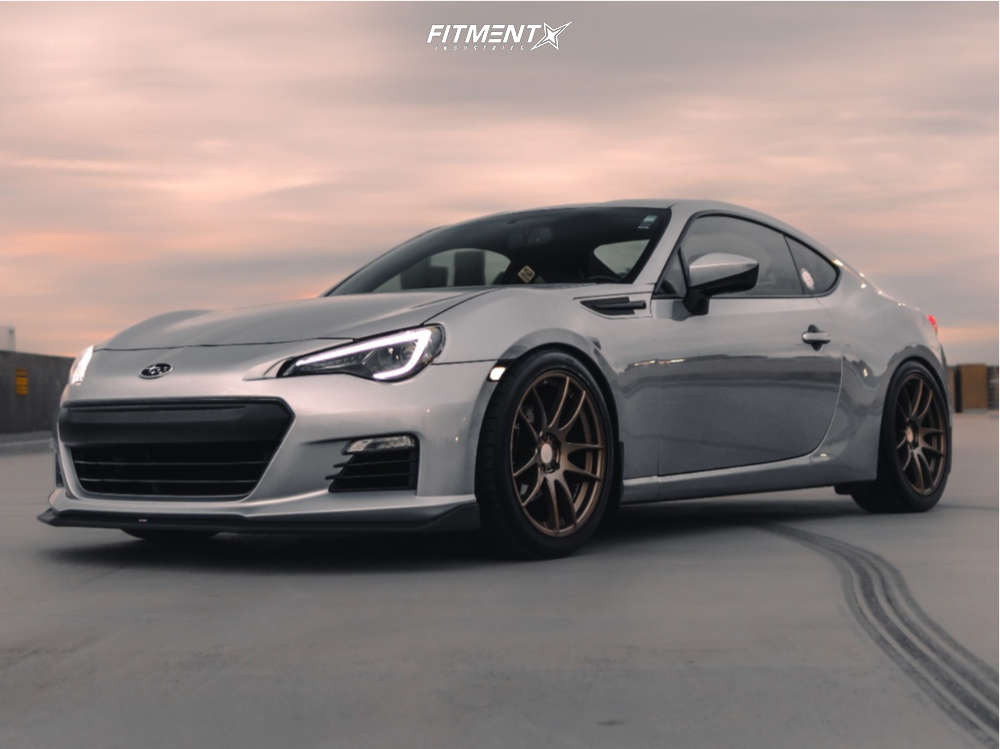 2015 Subaru BRZ Limited with 18x8.5 AVID1 AV32 and Nitto 245x40 on