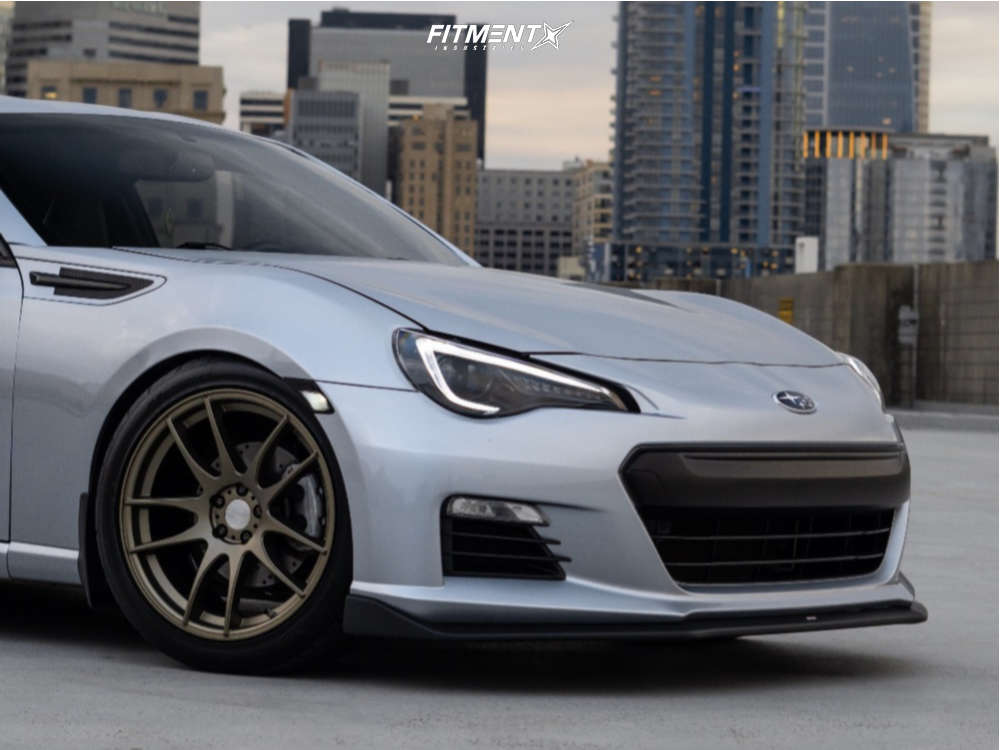 2015 Subaru BRZ Limited with 18x8.5 AVID1 AV32 and Nitto 245x40 on