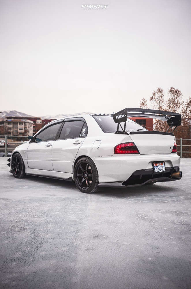 Lancer Design Rays 2005 Mitsubishi Lancer Evolution with 18x9.5 Rays Engineering 57dr and ...
