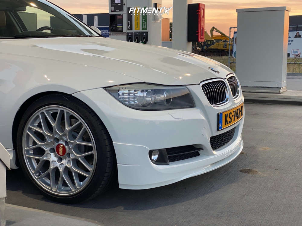 2011 BMW 3 Series Base with 19x9 BBS Rx-r and Dunlop 245x35 on Lowering ...