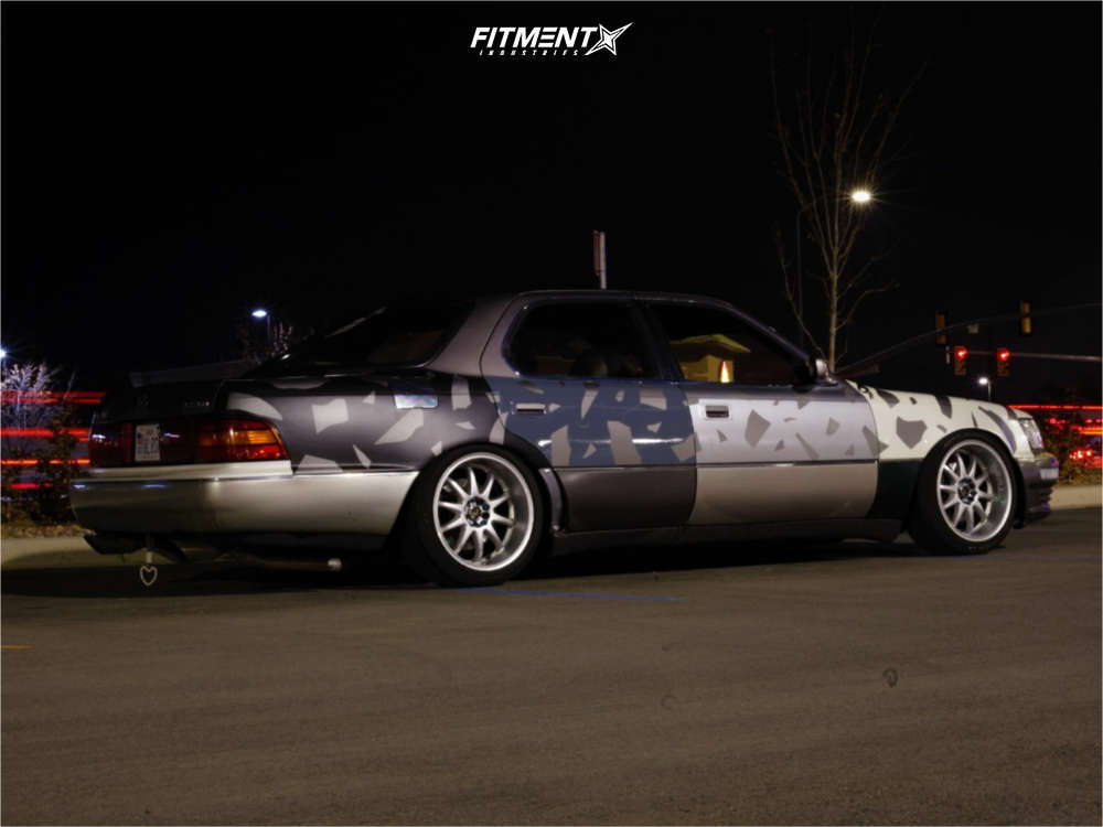 スラッシュメタル〇SOLSTICE／ソルスティス 93年1st 1993 Lexus LS400 Base with 18x9 Slide Worx Sw666 and Thunderer