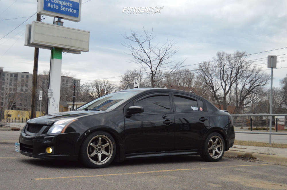 2012 Nissan Sentra SR with 17x7.5 NS Ns1507 and Falken 215x45 on ...