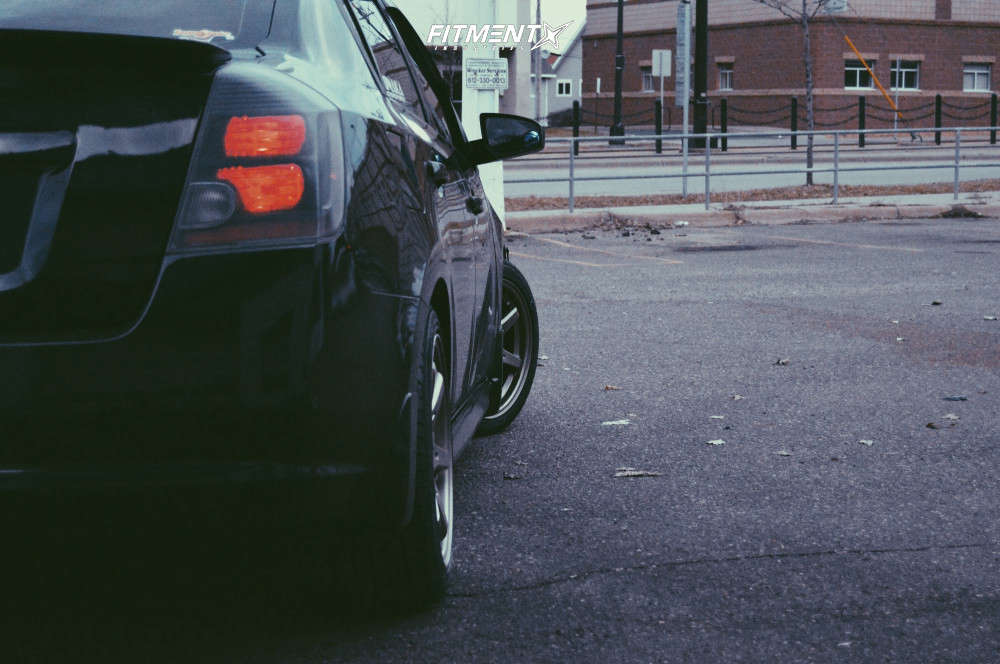 2012 Nissan Sentra SR with 17x7.5 NS Ns1507 and Falken 215x45 on ...