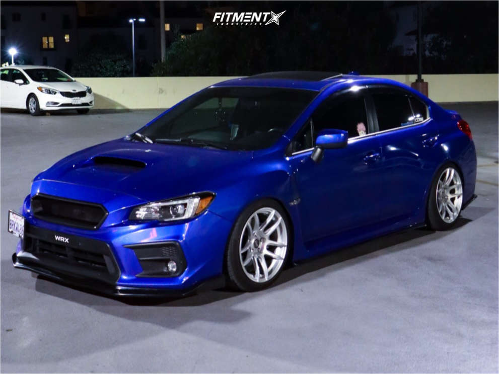 2018 Subaru WRX Limited with 18x9.5 ESR Cs8 and Vercelli 245x40 on