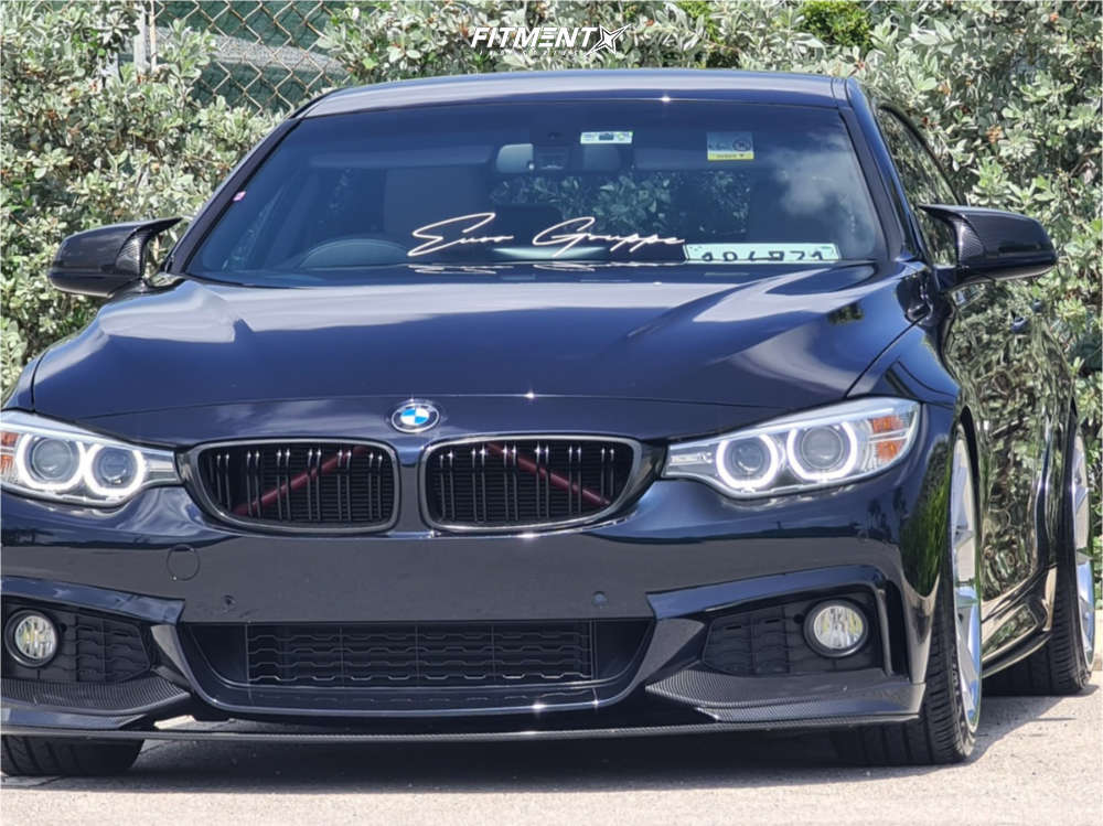 15 Bmw 435i Gran Coupe Base With x11 Ferrada Fr2 And Lexani 275x30 On Coilovers Fitment Industries