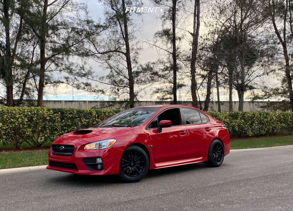 2017 Subaru WRX Premium with 18x9.5 Cosmis Racing R1 and Michelin ...