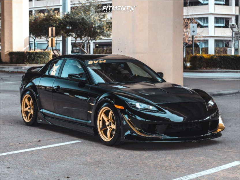 2004 Mazda RX-8 GT with 18x9.5 Rays Engineering 57cr and Michelin