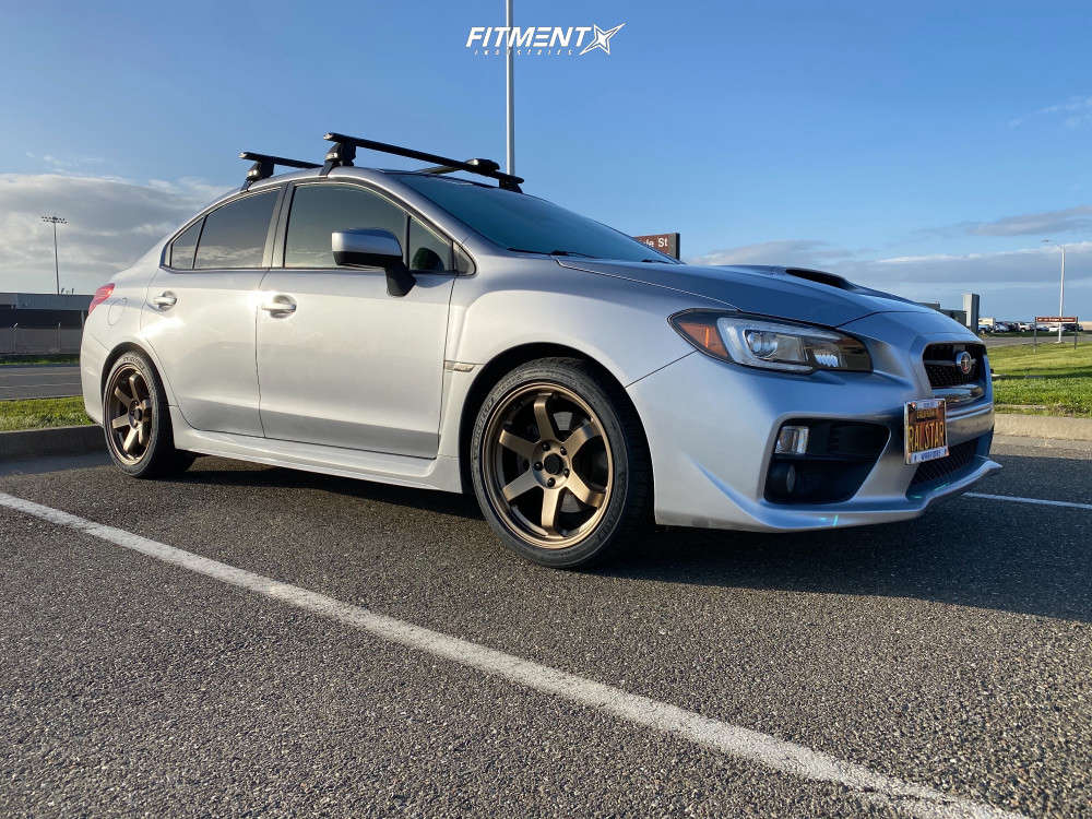 2015 Subaru WRX Limited with 18x8.5 AVID1 AV6 and Michelin 235x40