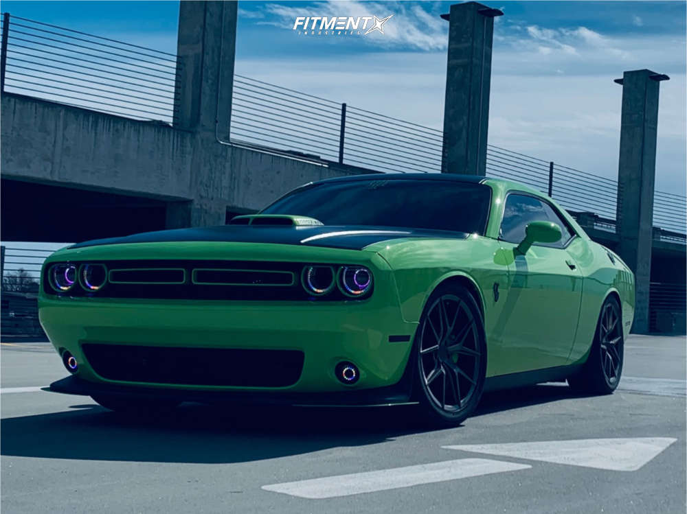 2015 Dodge Challenger Scat Pack with 20x9 Verde Axis and Nitto
