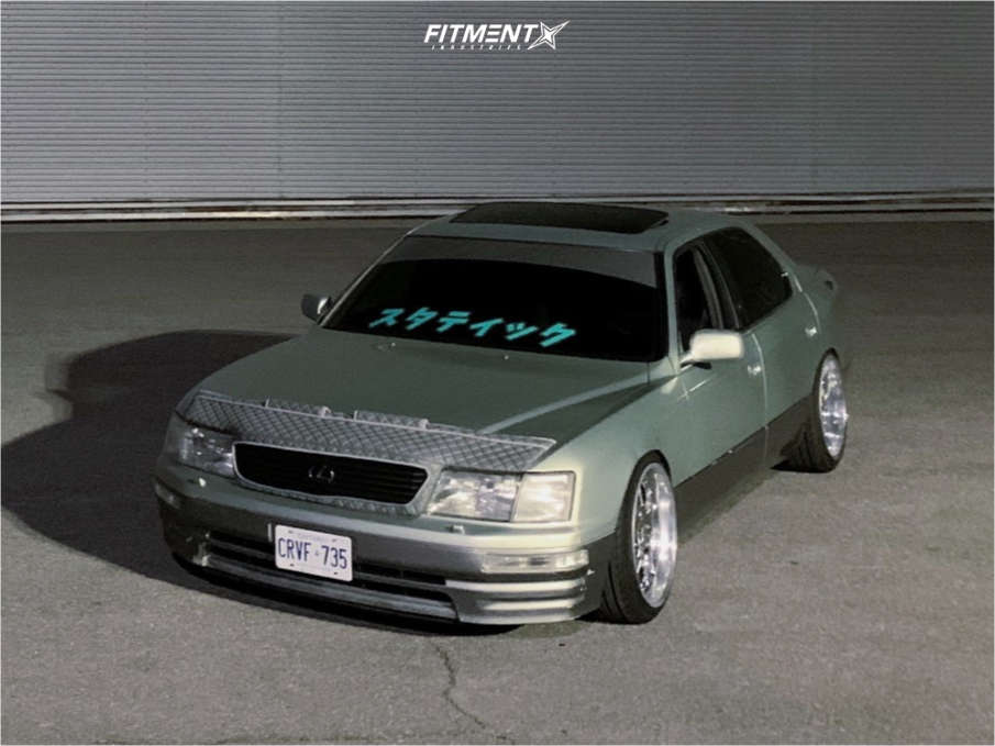 1997 Lexus LS400 Base with 19x9.5 Weds Cerberus and Federal 225x40