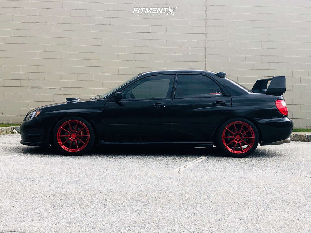 2006 Subaru WRX Base with 18x8.5 XXR 567 and Federal 255x35 on