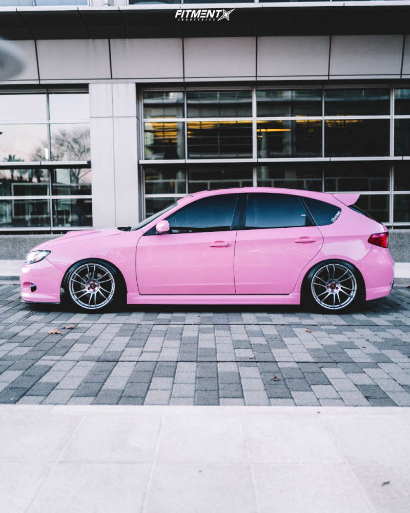 2010 Subaru WRX Base with 18x9.5 Rays Engineering 57xtc and Michelin ...