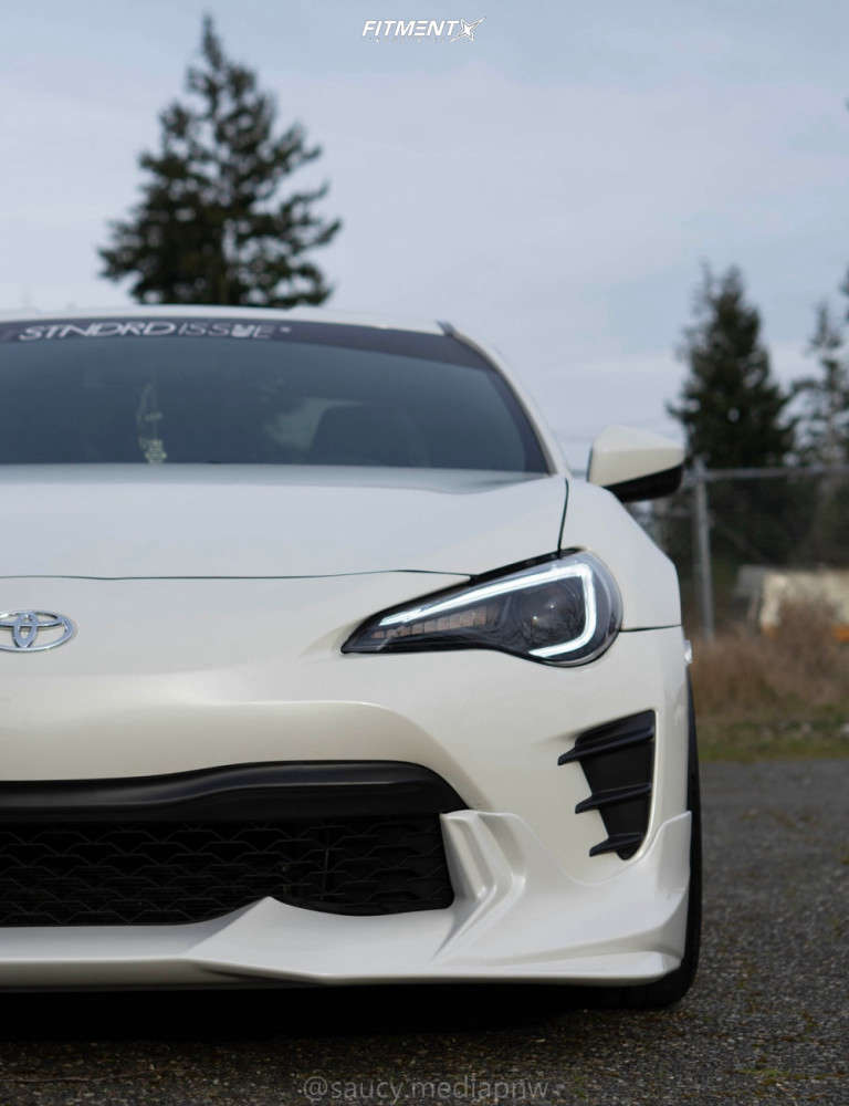 17 Toyota 86 Base With 18x9 5 Enkei Rpf1 And Continental 245x35 On Coilovers Fitment Industries 17 Toyota 86 Base With 18x9 5 Enkei Rpf1 And Continental 245x35 On Coilovers Fitment Industries