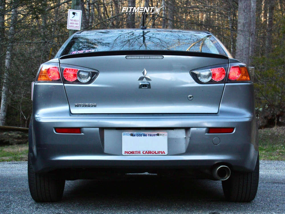 2013 Mitsubishi Lancer GT with 18x8 AVID1 AV6 and Goodyear 225x40 on ...