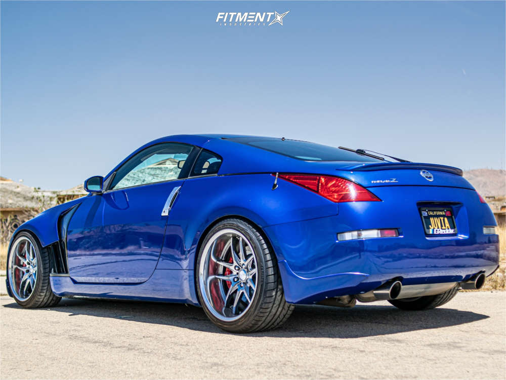 2006 Nissan 350Z Enthusiast with 19x10 Work XSA 04C and Achilles