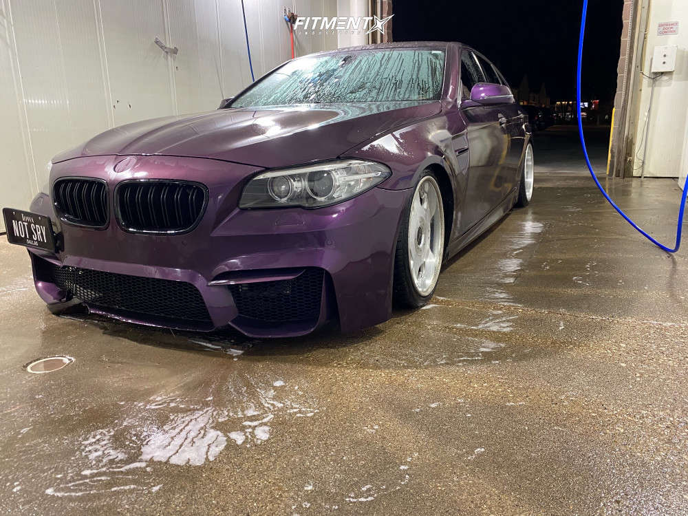 15 Bmw 528i Xdrive Base With 19x9 Ssr Vienna Dish And Achilles 235x35 On Coilovers Fitment Industries