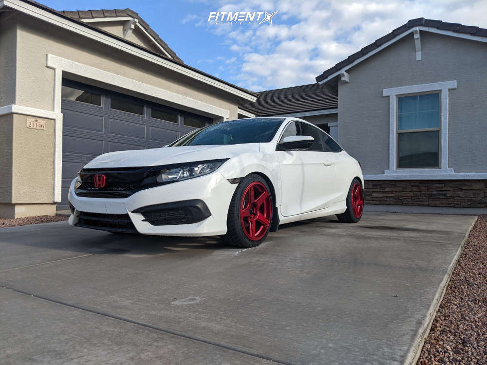 2016 Honda Civic LX with 18x8.5 XXR 575 and Nitto 235x40 on