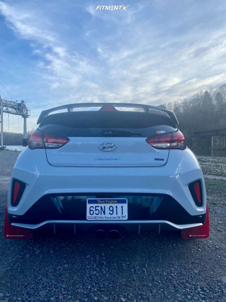 2020 Hyundai Veloster Turbo R-Spec with 18x8 AVID1 AV6 and Goodyear ...