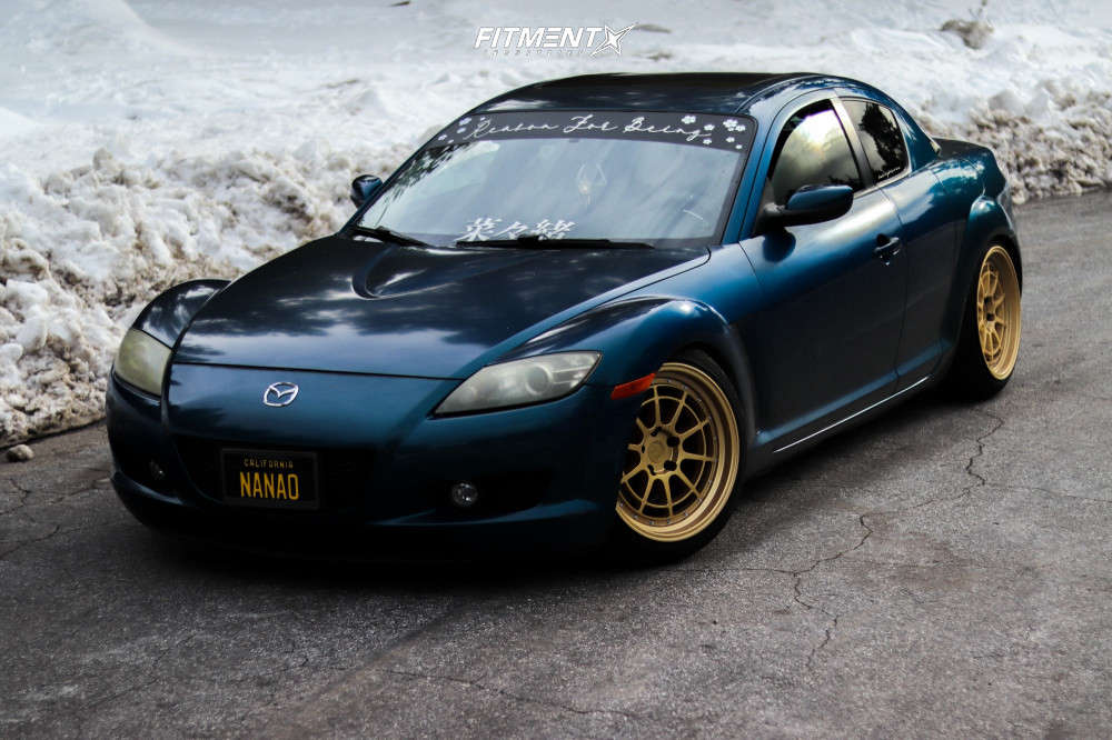 2006 Mazda RX-8 Base with 18x9.5 Aodhan Ah04 and Yokohama 215x45