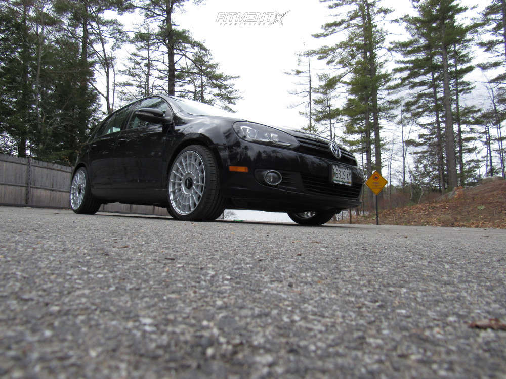 2013 Volkswagen Golf Comfortline TDI with 19x8.5 Rotiform Las-r and ...