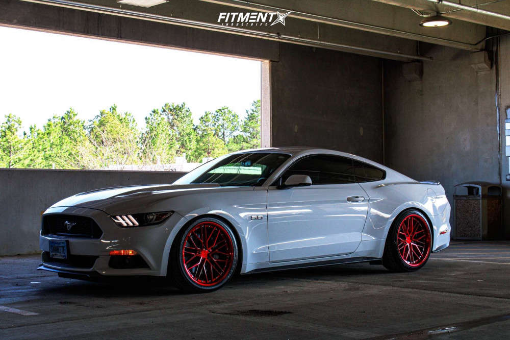 1 2017 Mustang Ford Gt Premium Bc Racing Coilovers Xxr 571 Red