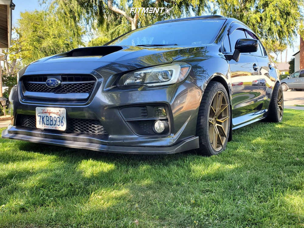 2015 Subaru WRX Limited with 18x8.5 XXR 559 and Federal 245x40 on