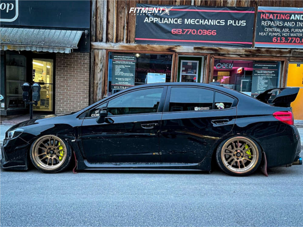 2018 Subaru WRX STI Sport-tech with 18x9.5 Cosmis Racing Xt-206r