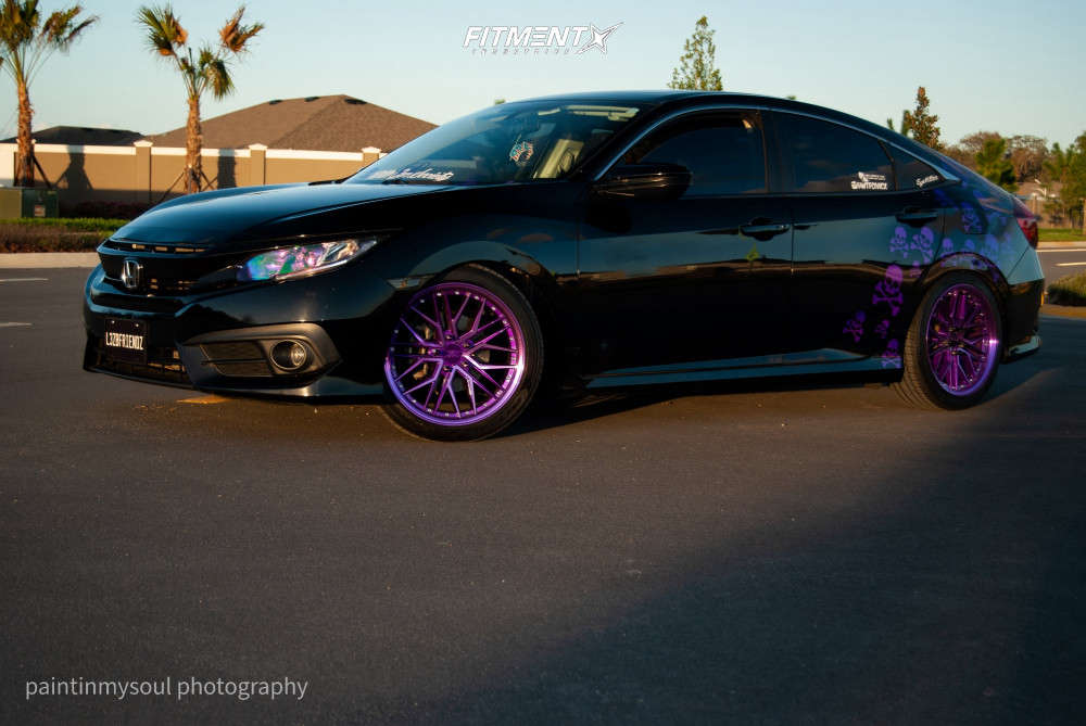 2018 Honda Civic EX-T with 18x8.5 XXR 571 and Nitto 245x35 on