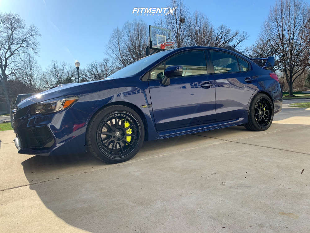 2020 Subaru WRX STI Base with 19x9.5 ESR Cs12 and Yokohama 245x35