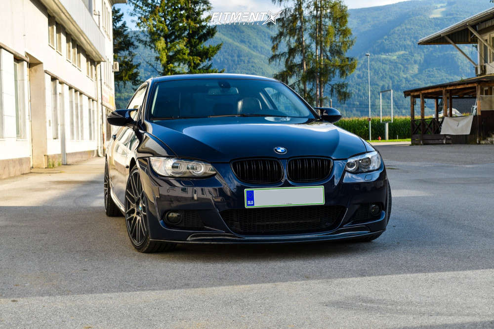 2006 BMW 325Ci Base with 19x8.5 ASA Gt1 and Falken 225x35 on Lowering ...