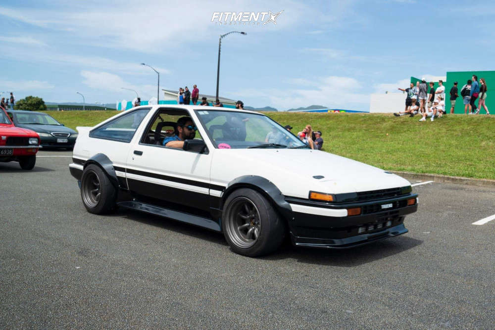 1984 Toyota Corolla Sport SR5 with 15x9 Watanabe Rs and
