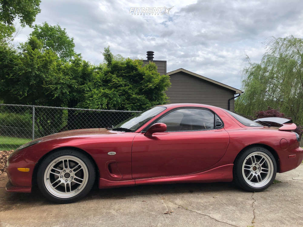 1993 Mazda RX-7 R1 with 17x9 Enkei RPF1 and Michelin 225x45 on
